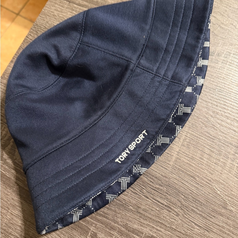 Tory Sport Navy Bucket Hat